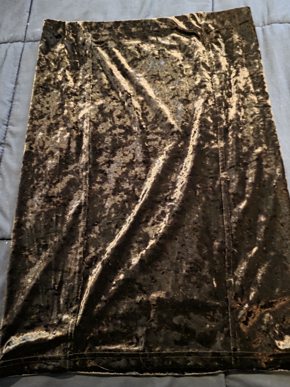 Suzy Shier Black Velvet Skirt